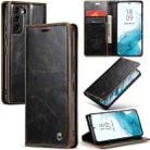 For Samsung Galaxy S22+ 5G CaseMe 003 Crazy Horse Texture Leather Phone Case(Coffee) - 1