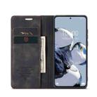 For Xiaomi 12T / 12T Pro CaseMe 013 Multifunctional Horizontal Flip Leather Phone Case(Coffee) - 3