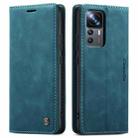 For Xiaomi 12T / 12T Pro CaseMe 013 Multifunctional Horizontal Flip Leather Phone Case(Blue) - 2