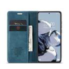 For Xiaomi 12T / 12T Pro CaseMe 013 Multifunctional Horizontal Flip Leather Phone Case(Blue) - 3