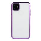 For iPhone 11 Pro Electroplating TPU Protective Case(Purple) - 1
