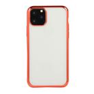 For iPhone 11 Pro Electroplating TPU Protective Case(Red) - 1