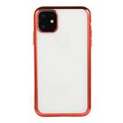 For iPhone 11 Electroplating TPU Protective Case(Red) - 1