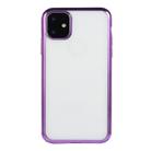For iPhone 11 Pro Max Electroplating TPU Protective Case(Purple) - 1