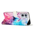 For OnePlus Nord CE 2 5G Crossbody Painted Marble Pattern Leather Phone Case(Pink Purple) - 3