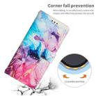 For OnePlus Nord CE 2 5G Crossbody Painted Marble Pattern Leather Phone Case(Pink Purple) - 5