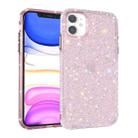 For iPhone 11 Shiny Diamond Protective Case(Pink) - 1