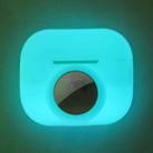 For AirPods Pro 2 / AirTag 2 in 1 Shockproof Full Coverage Silicone Protective Case(Fluorescence Blue) - 1