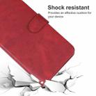 For Xiaomi Redmi 11A Leather Phone Case(Red) - 5