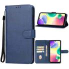 For Xiaomi Redmi 11A Leather Phone Case(Blue) - 1