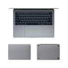  For MacBook Pro 15.4 inch A1707 / A1990 (2016) (with Touch Bar) 4 in 1 Upper Cover Film + Bottom Cover Film + Full-support Film + Touchpad Film Laptop Body Protective Film Sticker(Space Gray) - 1