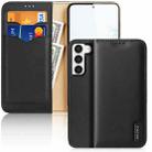 For Samsung Galaxy S23 5G DUX DUCIS Hivo Series Cowhide Texture Leather Phone Case(Black) - 1