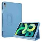 For iPad 10th Gen 10.9 2022 Litchi Texture Leather Smart Tablet Case with Holder(Baby Blue) - 1