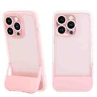 For iPhone 14 Invisible Holder Phone Case(Pink) - 1