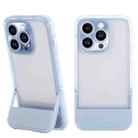 For iPhone 14 Plus Invisible Holder Phone Case(Sierra Blue) - 1