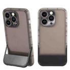 For iPhone 14 Pro Invisible Holder Phone Case(Black) - 1