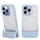 For iPhone 14 Pro Invisible Holder Phone Case(Sierra Blue) - 1