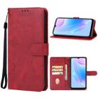 For Blackview A52 / A52 Pro Leather Phone Case(Red) - 1