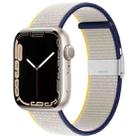 Metal Buckle Nylon Strap For Apple Watch Series 8&7 41mm / SE 2&6&SE&5&4 40mm / 3&2&1 38mm(Sea Salt) - 1