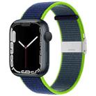 Metal Buckle Nylon Strap For Apple Watch Series 8&7 41mm / SE 2&6&SE&5&4 40mm / 3&2&1 38mm(Lime Green) - 1