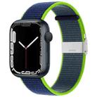 Metal Buckle Nylon Strap For Apple Watch Ultra 49mm / Series 8&7 45mm / SE 2&6&SE&5&4 44mm / 3&2&1 42mm(Lime Green) - 1