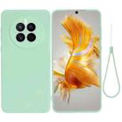 For Huawei Mate 50 Solid Color Liquid Silicone Dropproof Full Coverage Protective Case(Green) - 1