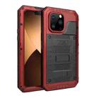 For iPhone 14 Pro Max Shockproof Waterproof Dustproof Metal + Silicone Phone Case(Red) - 1