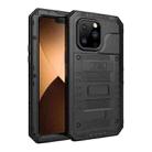 For iPhone 14 Pro Shockproof Waterproof Dustproof Metal + Silicone Phone Case(Black) - 1