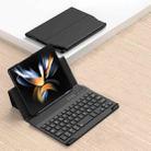 For Samsung Galaxy Z Fold3 5G / Fold4 5G / Mate X2 / Mate XS 2 GKK Magnetic Folding Bluetooth Keyboard Leather Case(Black) - 1