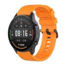 For Xiaomi Watch Color 22mm Quick Release Clasp Silicone Wrist Strap Watchband(Orange) - 1