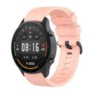 For Xiaomi Watch Color 22mm Quick Release Clasp Silicone Wrist Strap Watchband(Light Pink) - 1