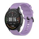 For Xiaomi Watch Color 22mm Quick Release Clasp Silicone Wrist Strap Watchband(Light Purple) - 1