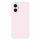 For Xiaomi Redmi Note 12 China Imitation Liquid Silicone Straight Edge Phone Case(White) - 1