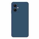 For Xiaomi Redmi Note 12 China Imitation Liquid Silicone Straight Edge Phone Case(Blue) - 1