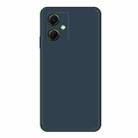 For Xiaomi Redmi Note 12 China Imitation Liquid Silicone Straight Edge Phone Case(Dark Green) - 1