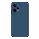 For Xiaomi Redmi Note 12 Pro 5G China Imitation Liquid Silicone Straight Edge Phone Case(Blue) - 1