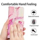 Crossbody Painted Marble Pattern Leather Phone Case For OPPO A57 5G/Realme V23/A77 5G/A57 4G Global/A57E 4G Global/A57S 4G Global/A77 4G Global/OnePlus Nord N20 SE 4G Global(Rose Gold) - 4