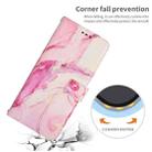 Crossbody Painted Marble Pattern Leather Phone Case For OPPO A57 5G/Realme V23/A77 5G/A57 4G Global/A57E 4G Global/A57S 4G Global/A77 4G Global/OnePlus Nord N20 SE 4G Global(Rose Gold) - 5
