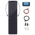 50W Single Board with 40A Controller PV System Solar Panel(Black) - 1