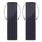 100W Dual Board PV System Solar Panel(Black) - 1
