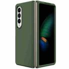 For Samsung Galaxy Z Fold4 5G Solid Color PC Coverage Folding Phone Case(Dark Green) - 1
