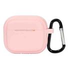 For AirPods Pro 2 Striped Shockproof Earphone Case(Pink) - 1