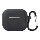 For AirPods Pro 2 Striped Shockproof Earphone Case(Black) - 1