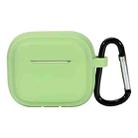 For AirPods Pro 2 Striped Shockproof Earphone Case(Matcha Green) - 1