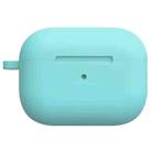 For AirPods Pro 2 Thickened One-piece Shockproof Earphone Case(Gem Green) - 1