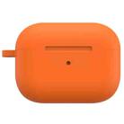 For AirPods Pro 2 Thickened One-piece Shockproof Earphone Case(Orange) - 1