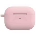 For AirPods Pro 2 Thickened One-piece Shockproof Earphone Case(Pink) - 1