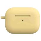 For AirPods Pro 2 Thickened One-piece Shockproof Earphone Case(Yellow) - 1