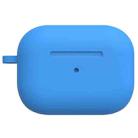 For AirPods Pro 2 Thickened One-piece Shockproof Earphone Case(Blue) - 1