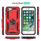 For iPhone SE 2022 / SE 2020 Shockproof TPU + PC Protective Case with 360 Degree Rotating Holder(Black) - 3